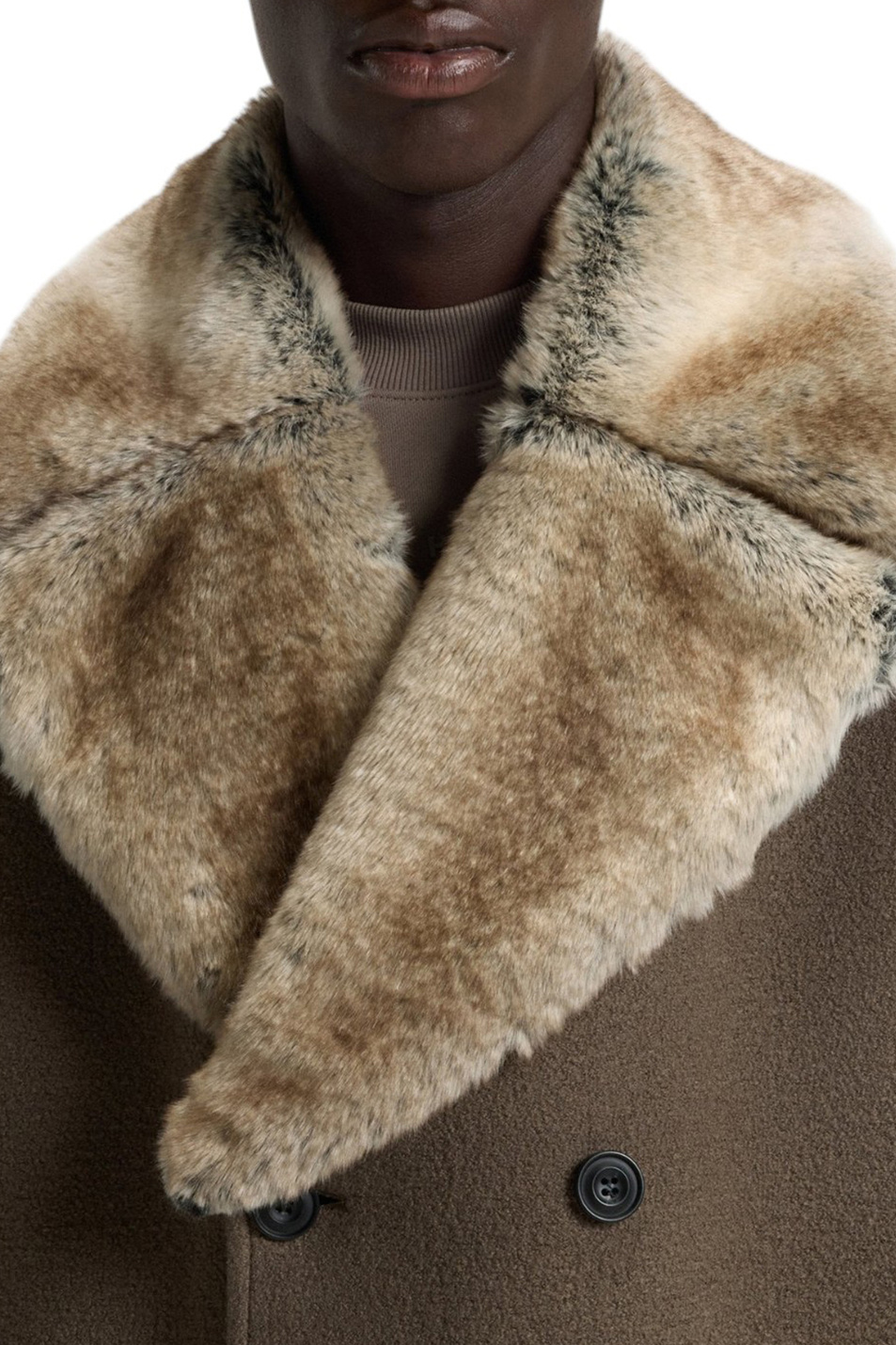 Мужской HUGO Пальто Macario из шерсти со съемным воротником (цвет ), артикул 50546526 | Фото 5