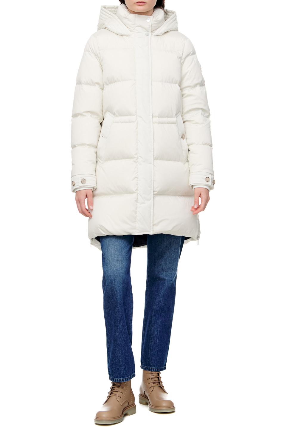 Женский Woolrich Стеганое пальто ALSEA на подкладке из утиного пуха (цвет ), артикул CFWWOU0697FRUT1148 | Фото 3