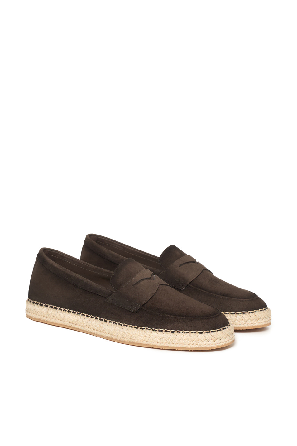 Мужской Santoni Эспадрильи Carlo из натуральной замши (цвет ), артикул MBCD22193PBTTSE2T60 | Фото 2