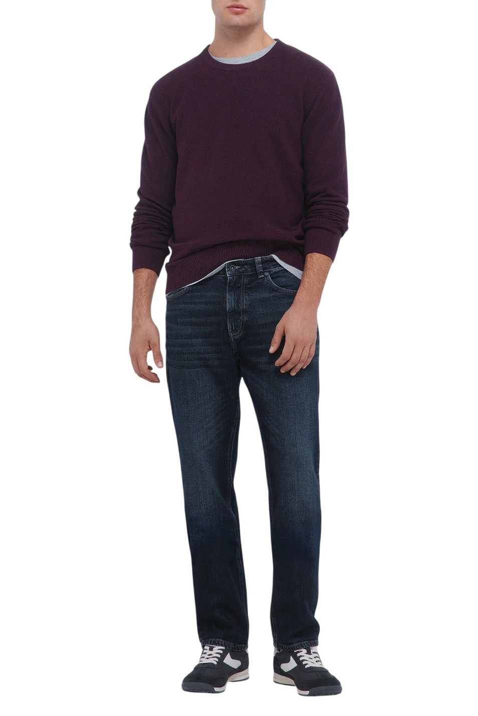 Мужской Springfield Джемпер из смесового хлопка (цвет ), артикул 1402538 | Фото 2