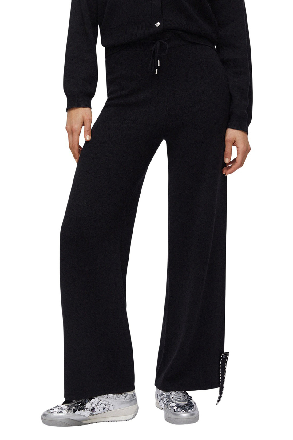 Женский Liu Jo Брюки трикотажные с бисером (цвет ), артикул TA6047MS59L | Фото 3