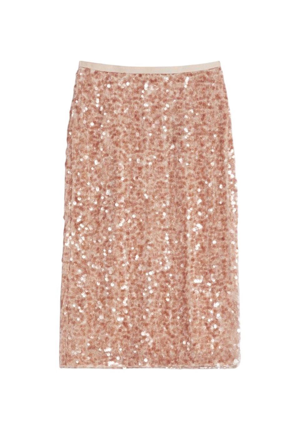 Юбка OCCHIO с отделкой пайетками|Основной цвет:Бежевый Женский Weekend Max Mara Юбка OCCHIO с отделкой пайетками (цвет ), артикул 2615771041 | Фото 1