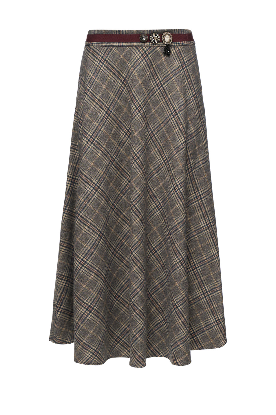Женский Max Mara Юбка BETA из шерсти в клетку (цвет ), артикул 2629106033 | Фото 1