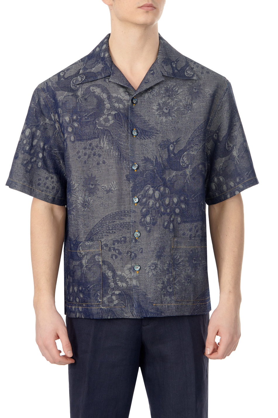 Мужской Etro Рубашка с принтом (цвет ), артикул MRIC001999TTE14S9091 | Фото 1