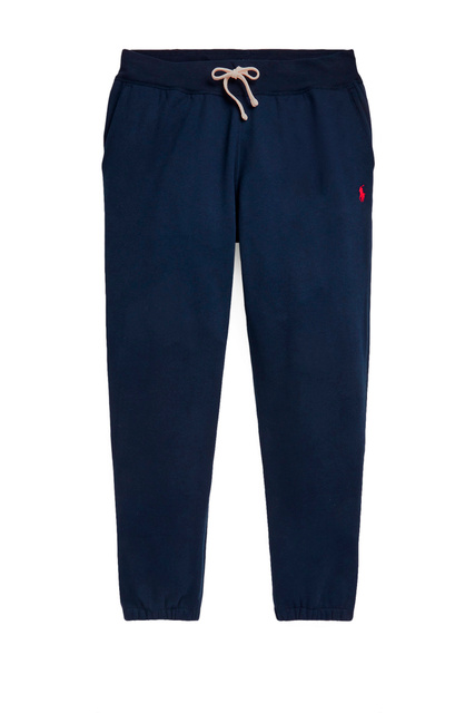 Спортивные брюки с фирменной вышивкой|Основной цвет:Синий|Артикул:710793939003 | Фото 1
