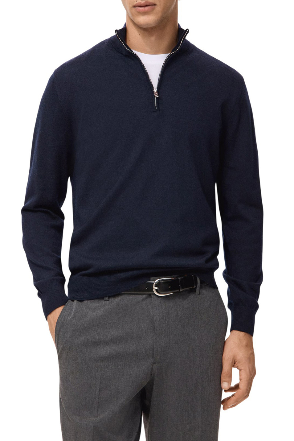 Мужской Mango Man Свитер WILLYP из шерсти (цвет ), артикул 27041285 | Фото 3