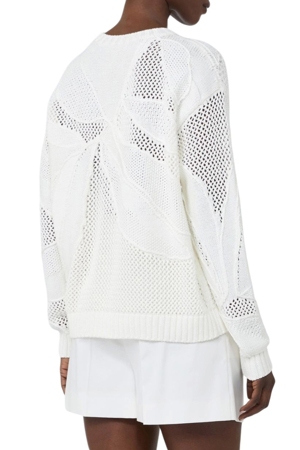 Женский Max Mara Джемпер SALVO из хлопка (цвет ), артикул 2611361112 | Фото 4