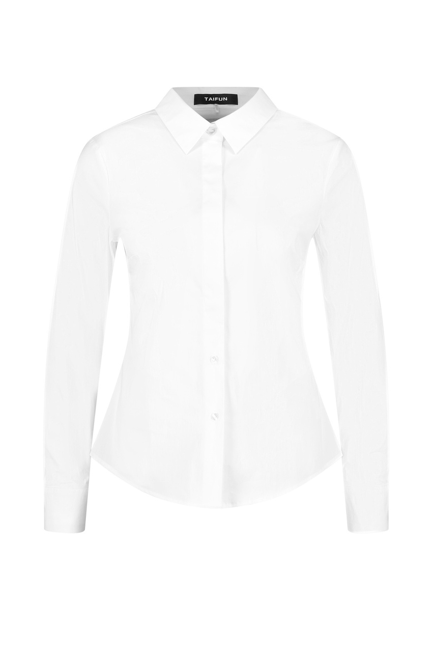 Рубашка однотонная|Основной цвет:Белый|Артикул:960991-19140 | Фото 1