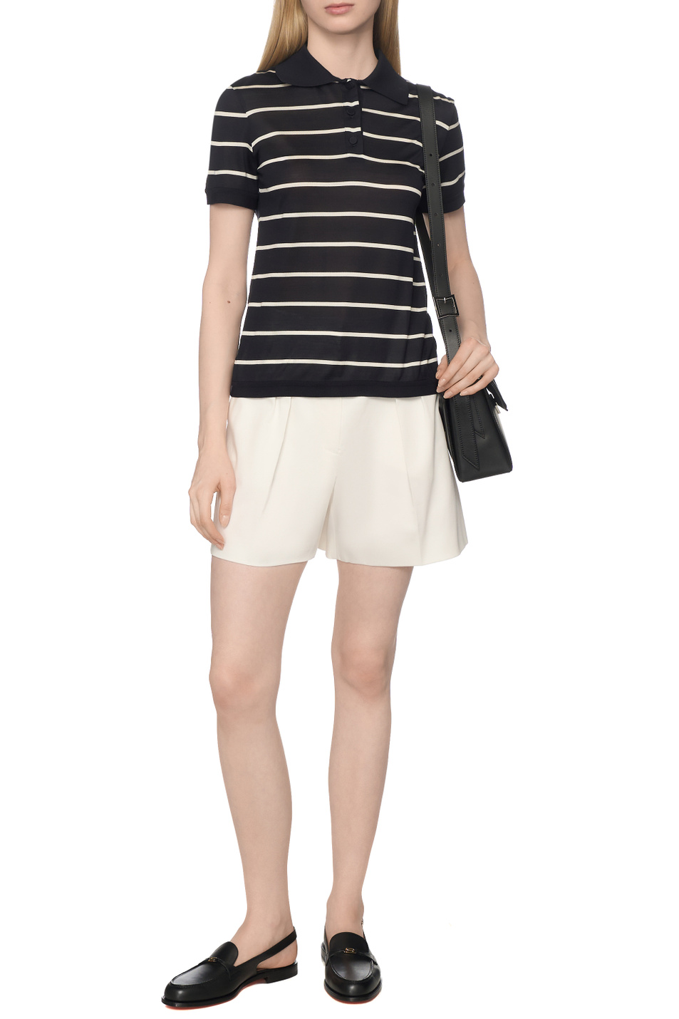 Женский Max Mara Шорты TABACCO из эластичного хлопка (цвет ), артикул 2611141012 | Фото 3