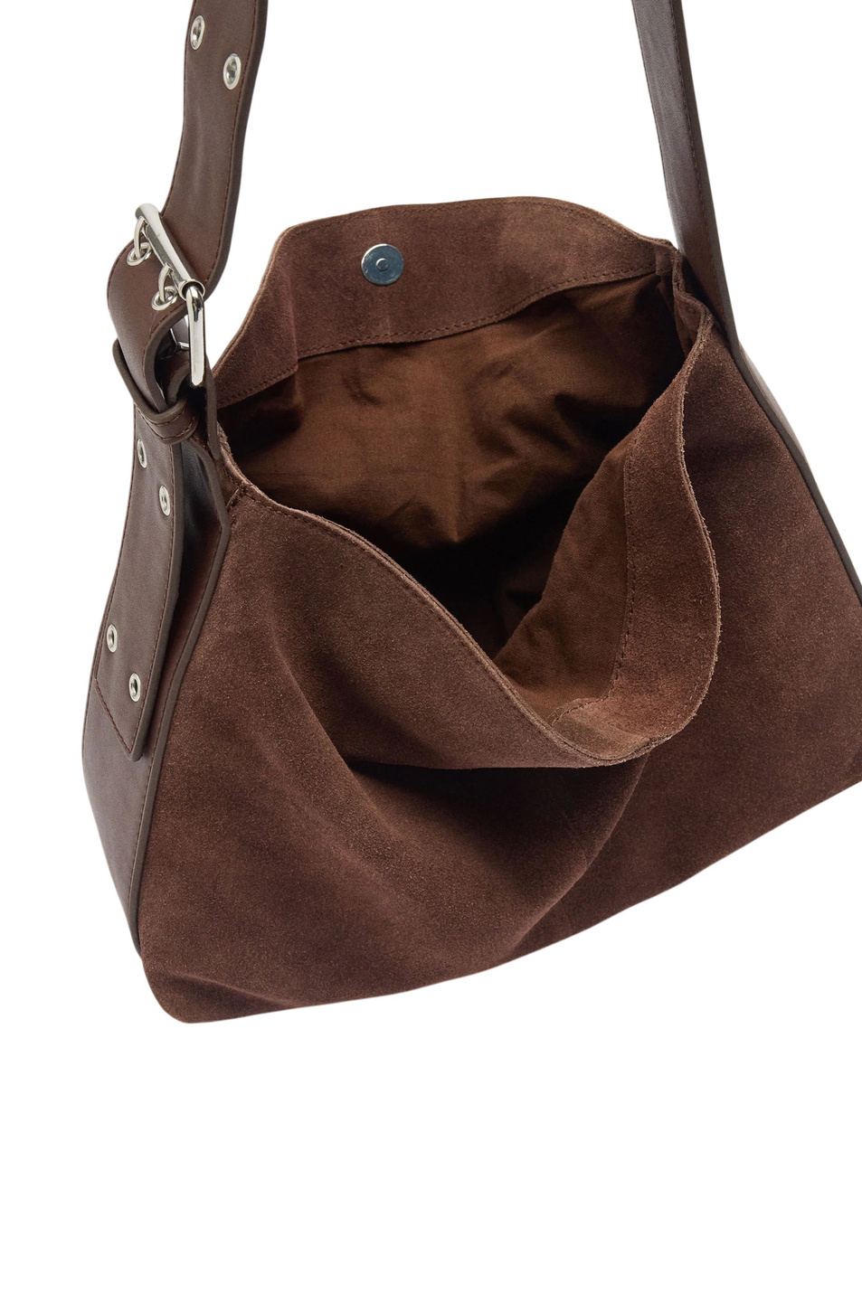 Женский Parfois Сумка через плечо из натуральной замши (цвет ), артикул 244116 | Фото 4