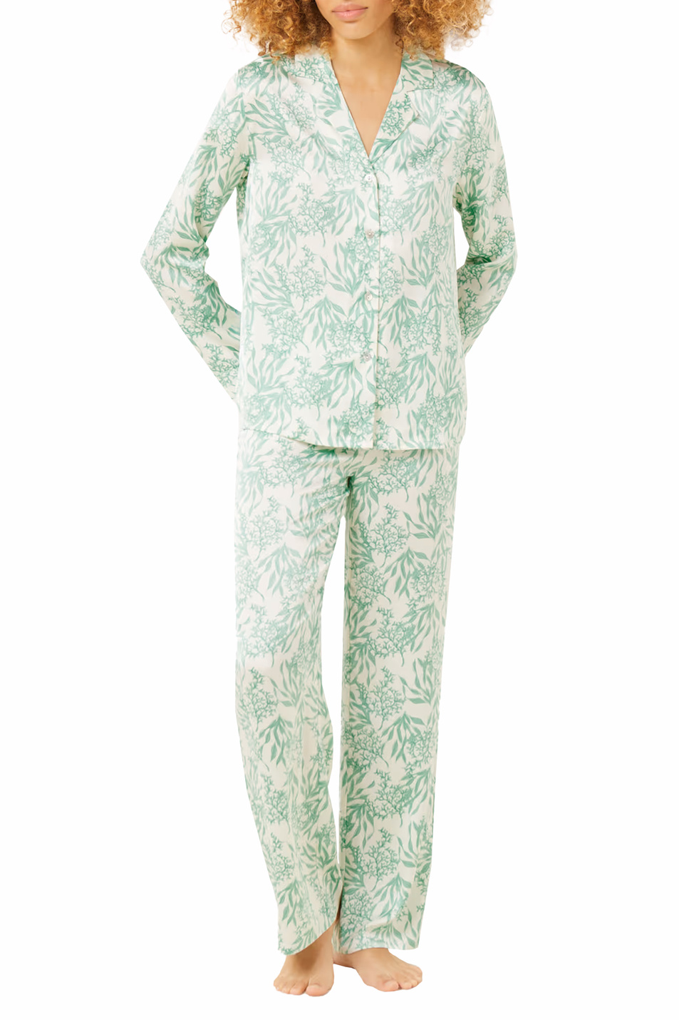 Женский Etam Пижамная рубашка с принтом (цвет ), артикул 6540929 | Фото 2