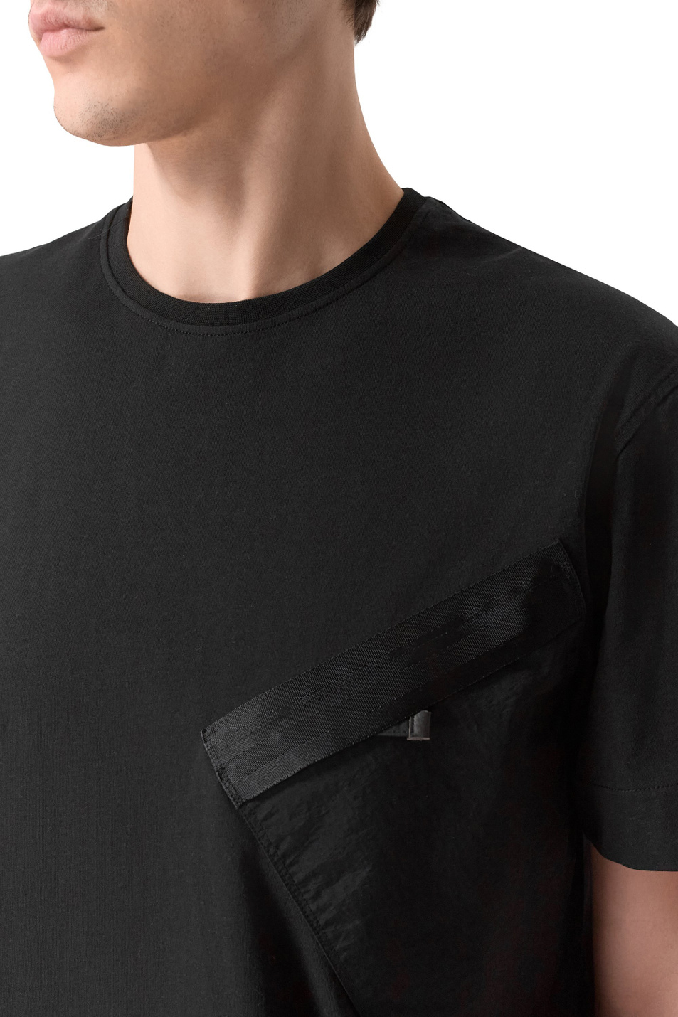 Футболка BAILDON из натурального хлопка|Основной цвет:Черный Мужской Parajumpers Футболка BAILDON из натурального хлопка (цвет ), артикул PMTSRY02 | Фото 6