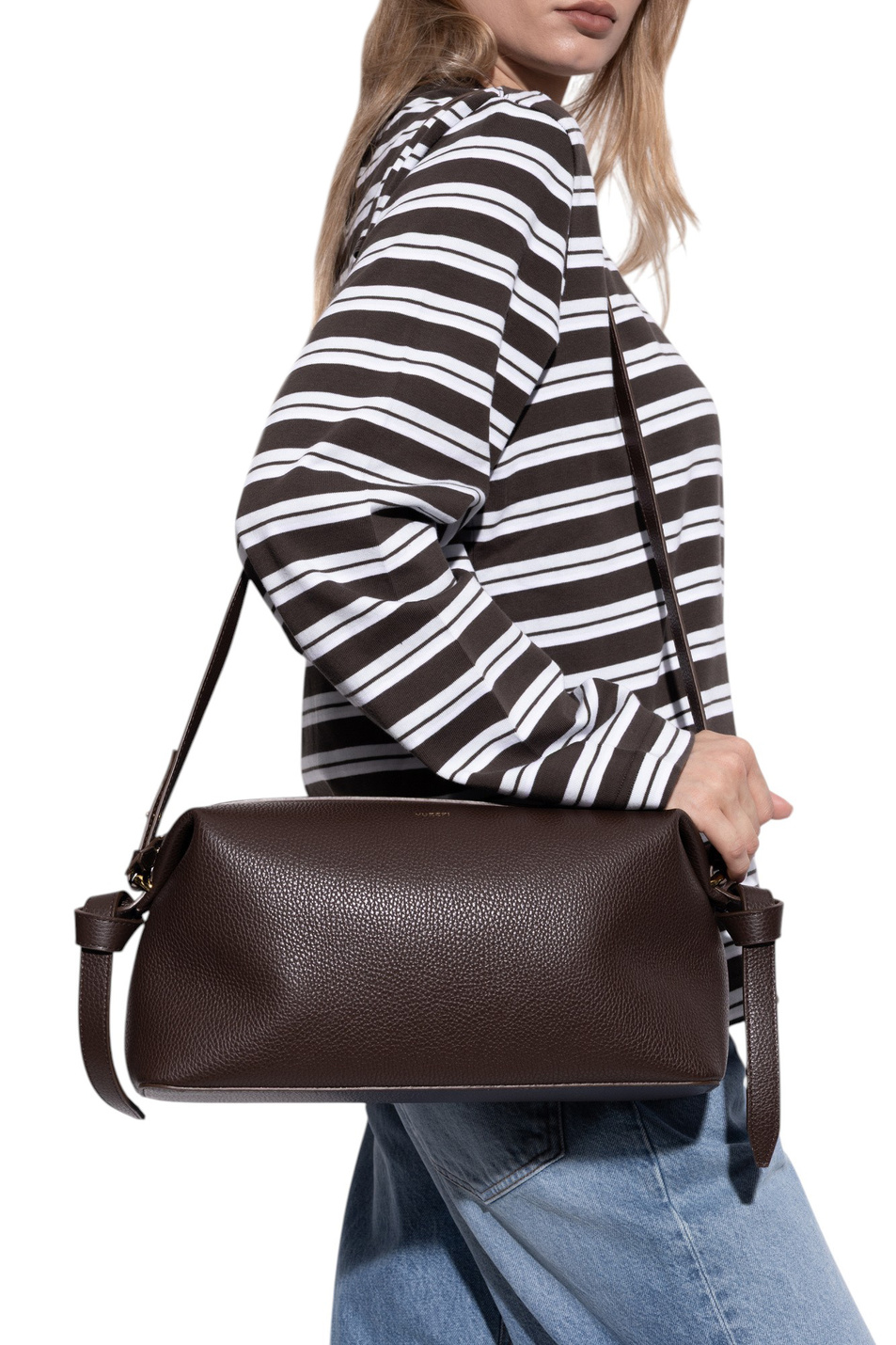 Женский Yuzefi Сумка BRIOCHE POUCH из натуральной кожи (цвет ), артикул YUZPF25-HB-BP-L038 | Фото 6