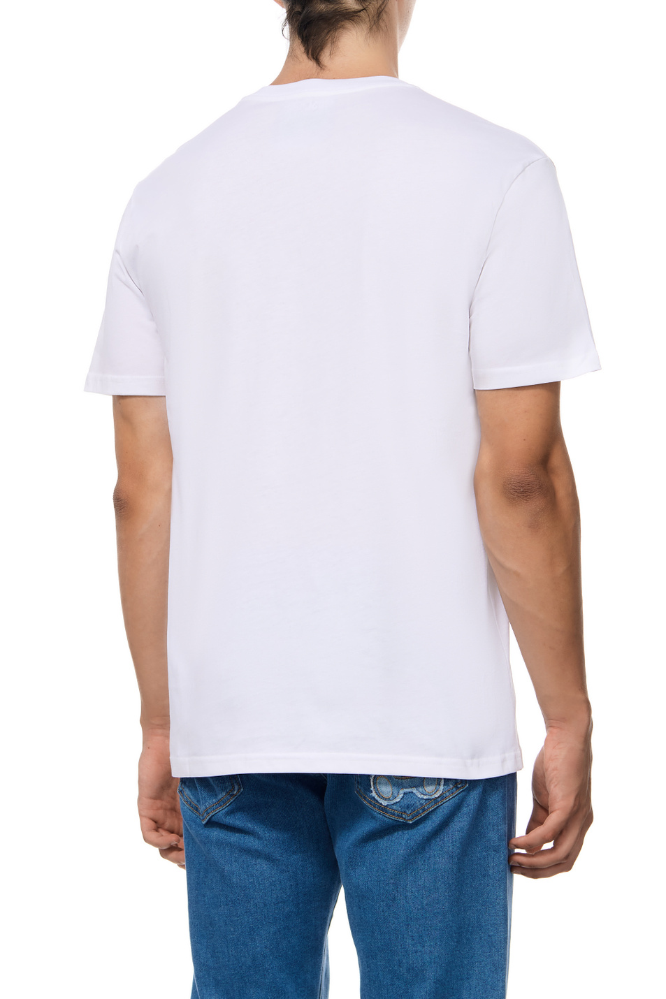 Мужской Moschino Футболка из натурального хлопка (цвет ), артикул V0723-7041 | Фото 4