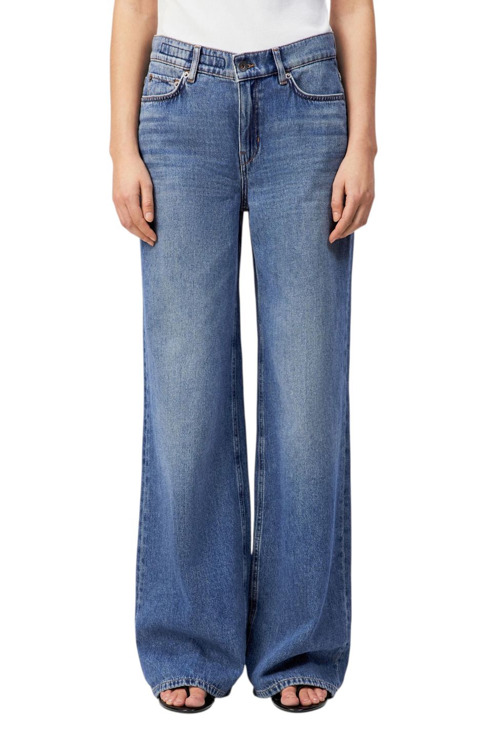 Женский Drykorn Джинсы FLUNG из хлопка (цвет ), артикул 260272-80803 | Фото 3