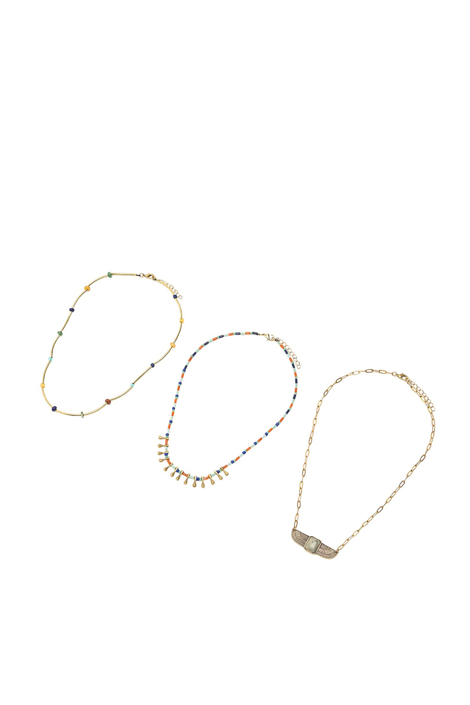 Ожерелье в комплекте из 3 шт|Основной цвет:Разноцветный Женский Parfois Ожерелье в комплекте из 3 шт (цвет ), артикул 237366 | Фото 2