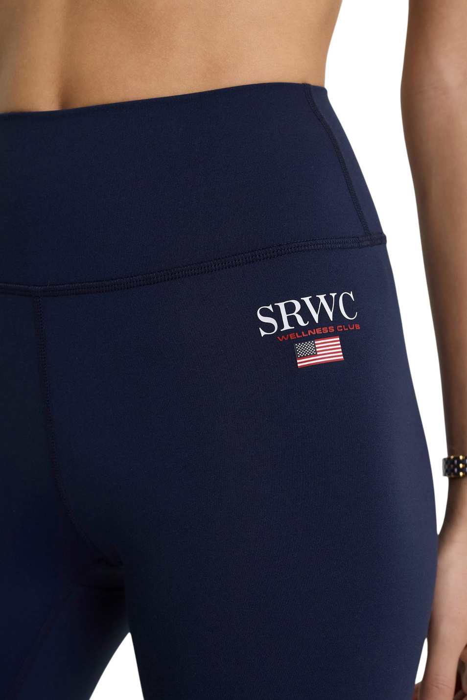 Женский Sporty & Rich Легинсы Nautical с логотипом (цвет ), артикул PA00263177BL106 | Фото 5