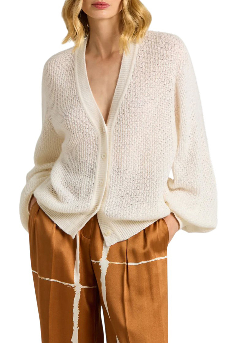 Женский Kiton Кардиган из тонкой пряжи (цвет ), артикул D617360200N | Фото 3