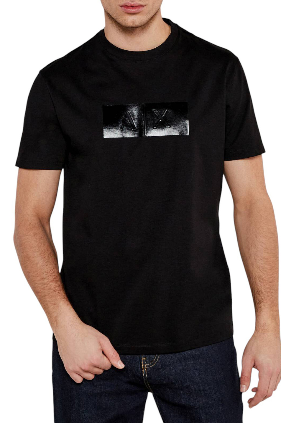 Мужской Armani Exchange Футболка с логотипом (цвет ), артикул XM000786-AF10364 | Фото 3