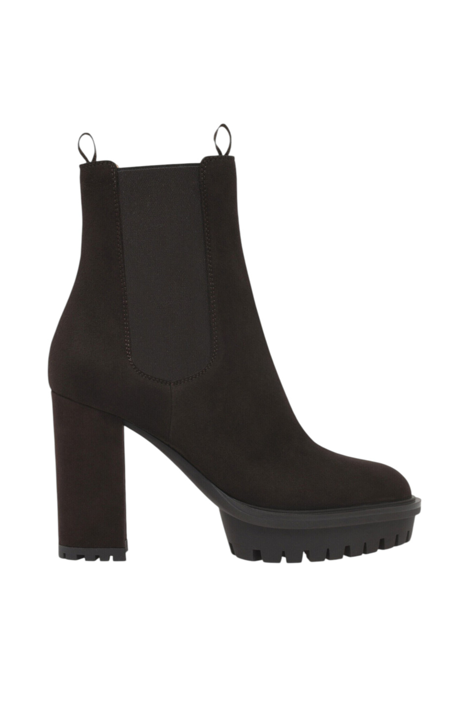 Женский Gianvito Rossi Ботильоны BARRY из натуральной замши (цвет ), артикул G72899.70RIC.CASMOKA | Фото 1