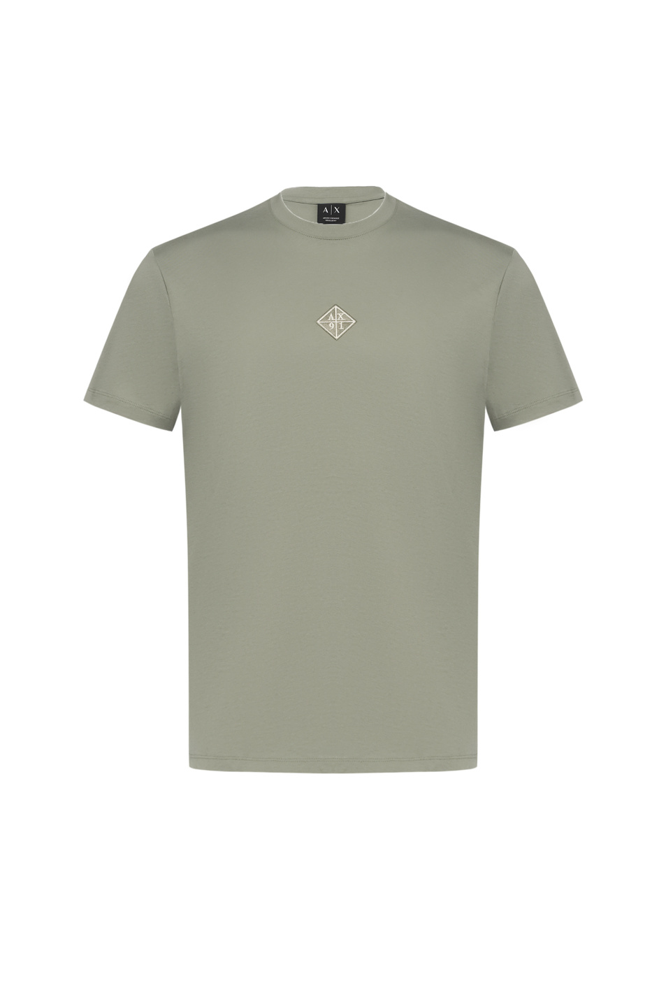 Мужской Armani Exchange Футболка из хлопка с логотипом (цвет ), артикул XM002454-AF10358 | Фото 1