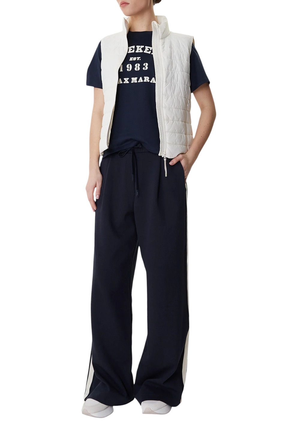 Женский Weekend Max Mara Брюки PERDONI с лампасами (цвет ), артикул 2615781051 | Фото 3