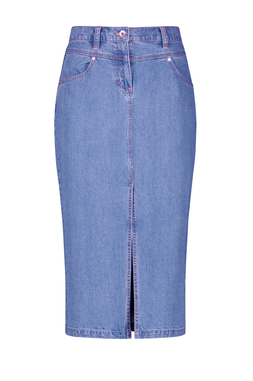 Юбка джинсовая|Основной цвет:Синий|Артикул:211028-66825 | Фото 1