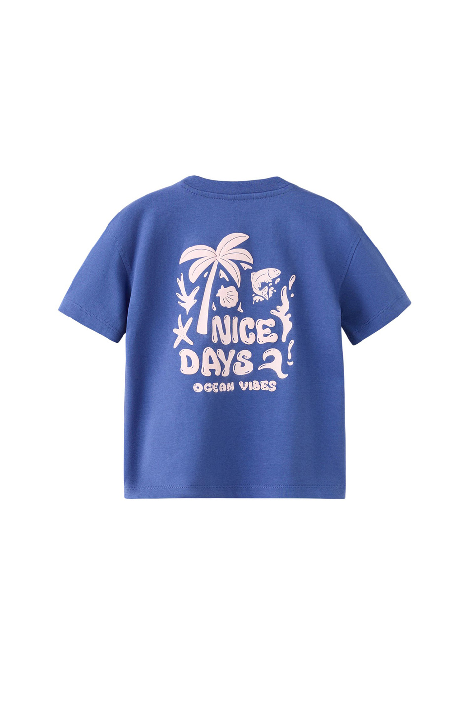 Малышам мальчикам Mango Kids Футболка M2NICE из хлопка (цвет ), артикул 27006734 | Фото 2