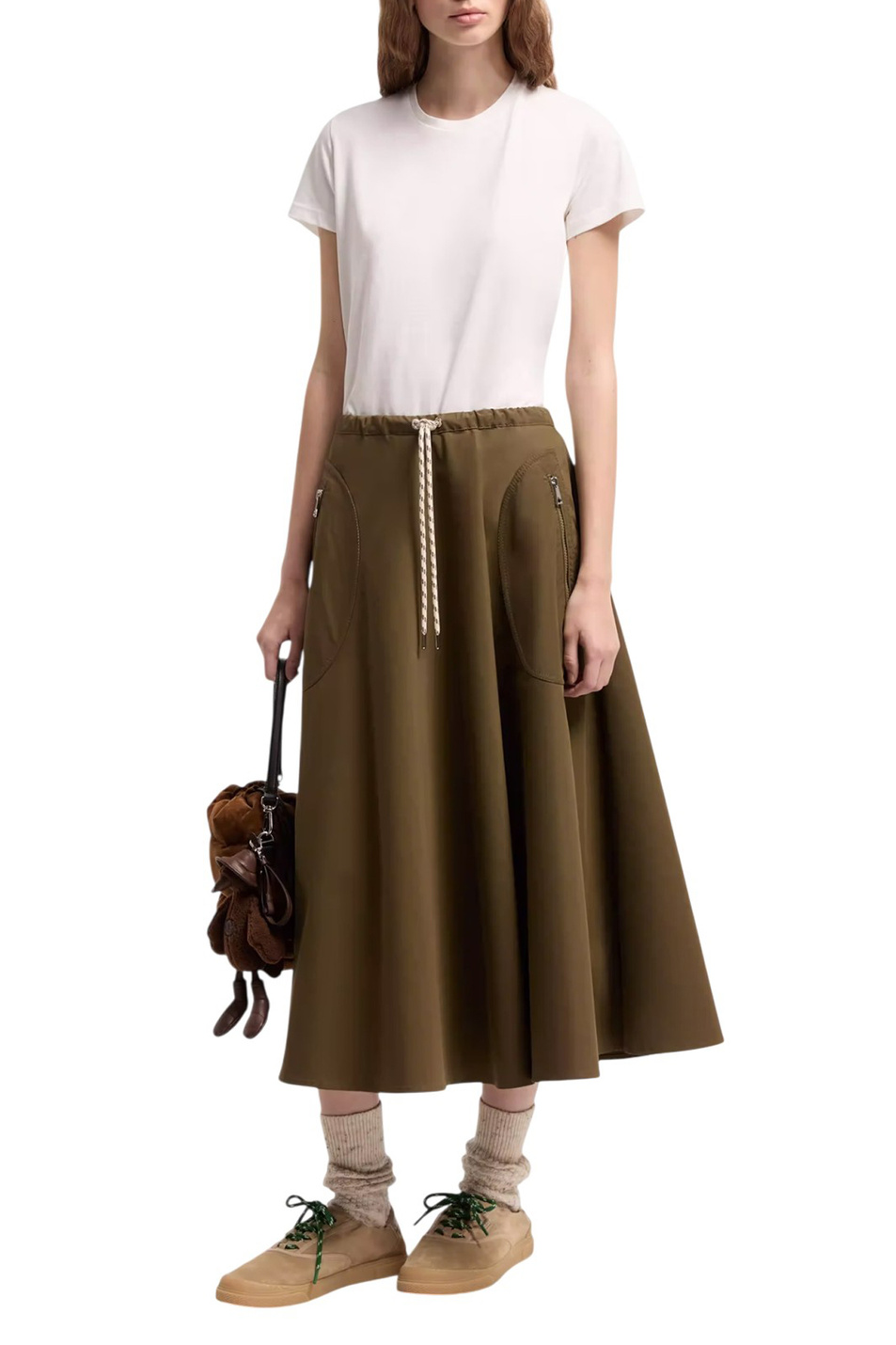 Женский Moncler Футболка из хлопка (цвет ), артикул L10938C73200-V8058 | Фото 2