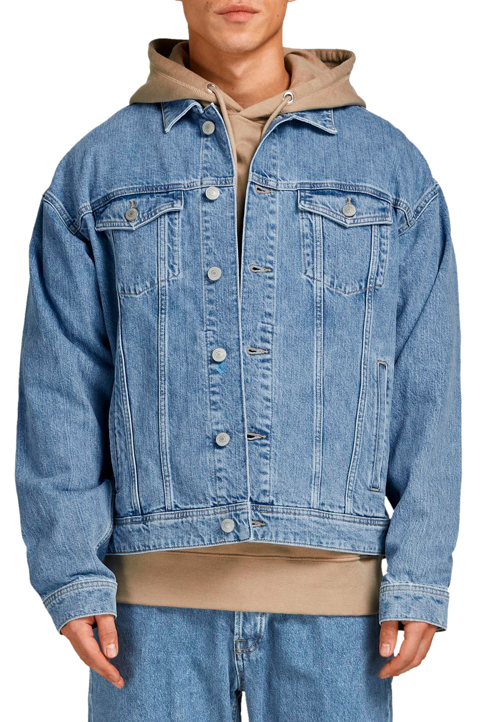 Мужской Jack & Jones Джинсовая куртка (цвет ), артикул 12204989 | Фото 3