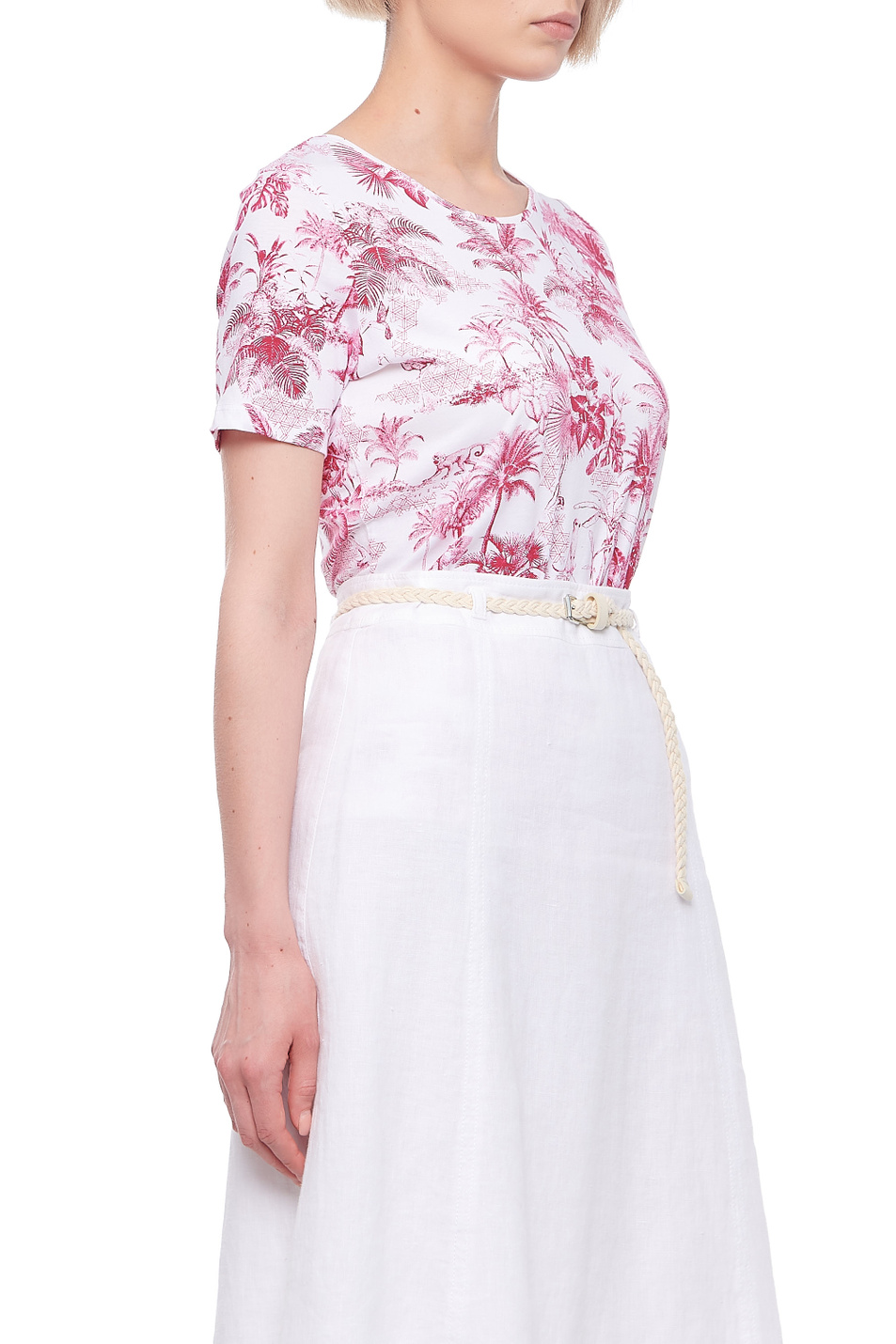 Женский Gerry Weber Футболка из натурального хлопка с принтом (цвет ), артикул 270172-44076 | Фото 5