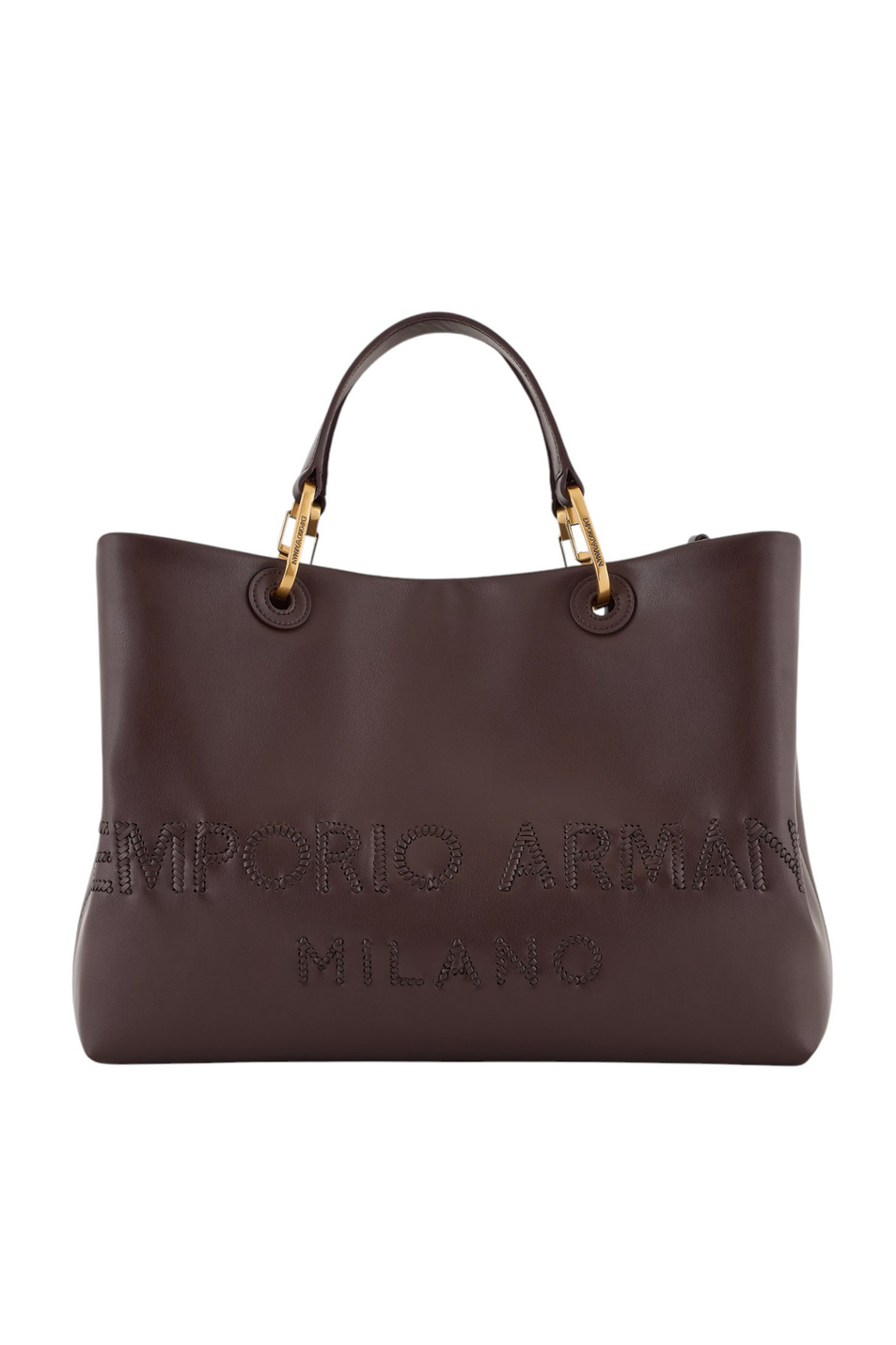 Женский Emporio Armani Сумка-шопер MyEA из натуральной кожи (цвет ), артикул EW000360-AF13792 | Фото 1