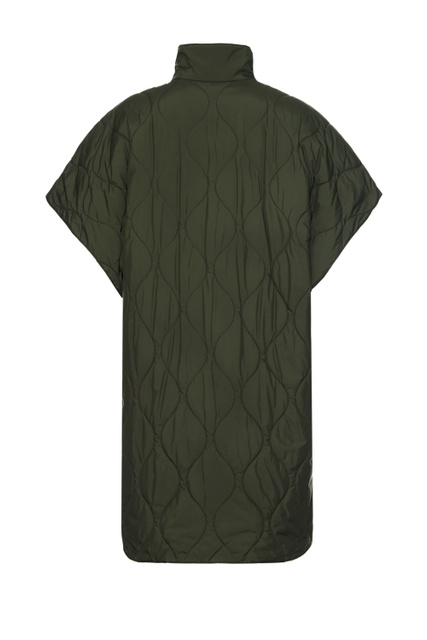 Пальто ODINO из водоотталкивающего материала с волнообразным узором|Основной цвет:Хаки|Артикул:37360126 | Фото 2