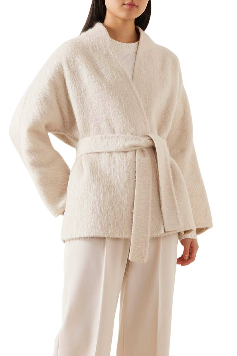 Женский Max Mara Полупальто CELTICO из смесовой пряжи альпаки (цвет ), артикул 2526086022 | Фото 4