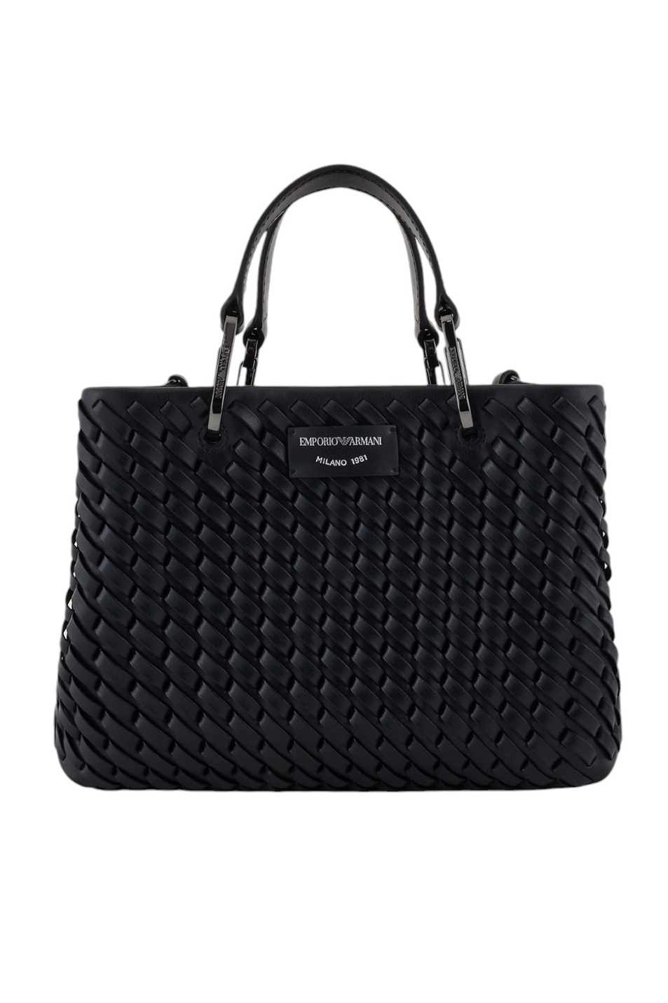 Женский Emporio Armani Сумка-шопер MyEA из натуральной кожи (цвет ), артикул EW000361-AF12762 | Фото 1