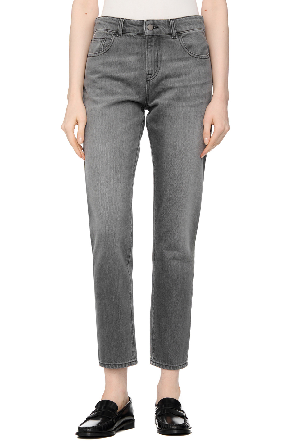 Женский Emporio Armani Джинсы из хлопка (цвет ), артикул 6D2J36-2DUQZ | Фото 1