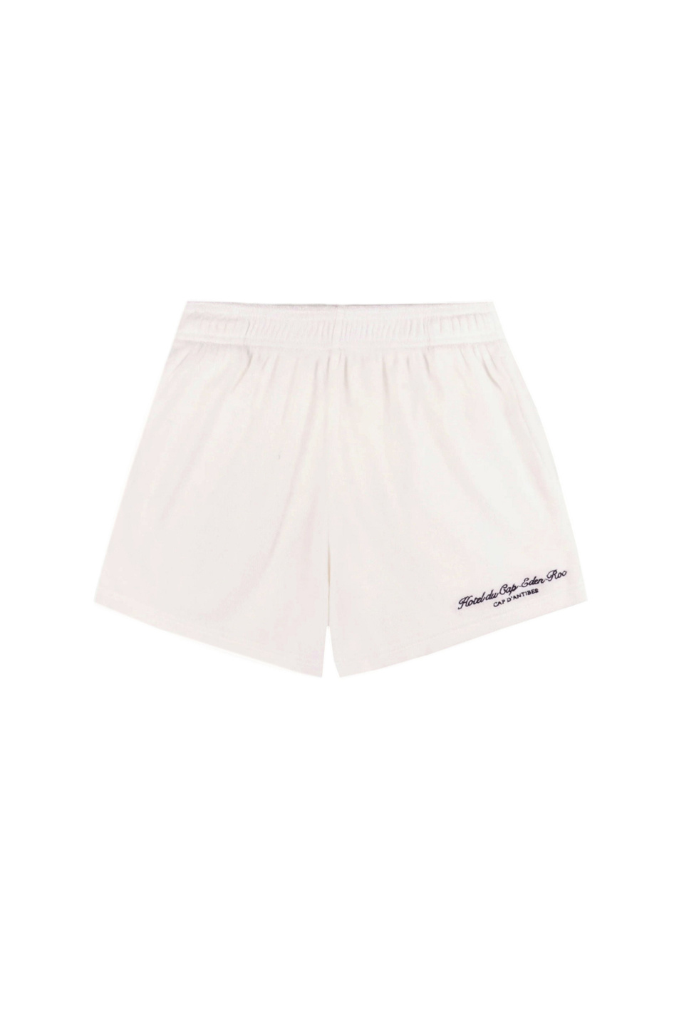 Шорты Eden Script Terry из махровой ткани|Основной цвет:Белый Женский Sporty & Rich Шорты Eden Script Terry из махровой ткани (цвет ), артикул SH00160673WH01 | Фото 1