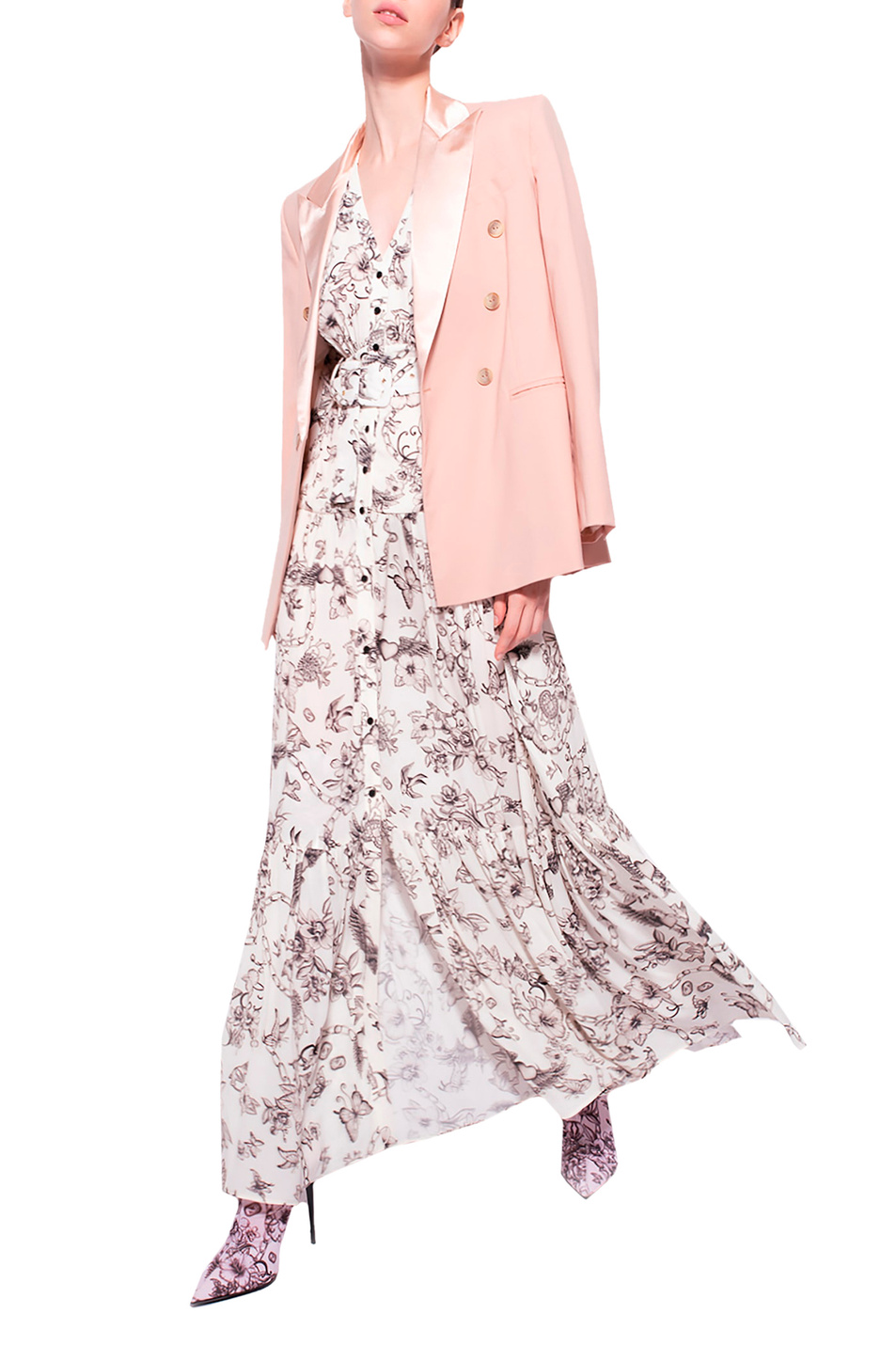Женский Pinko Платье COSTANTINO с принтом (цвет ), артикул 100520A0OM | Фото 3