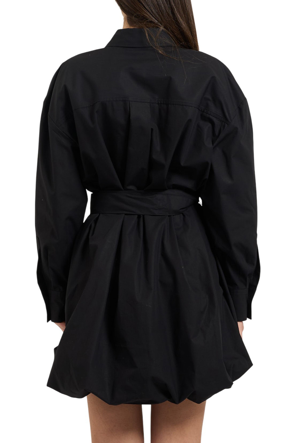 Женский HUGO Платье-рубашка Kumira из хлопка с поясом (цвет ), артикул 50553554 | Фото 5