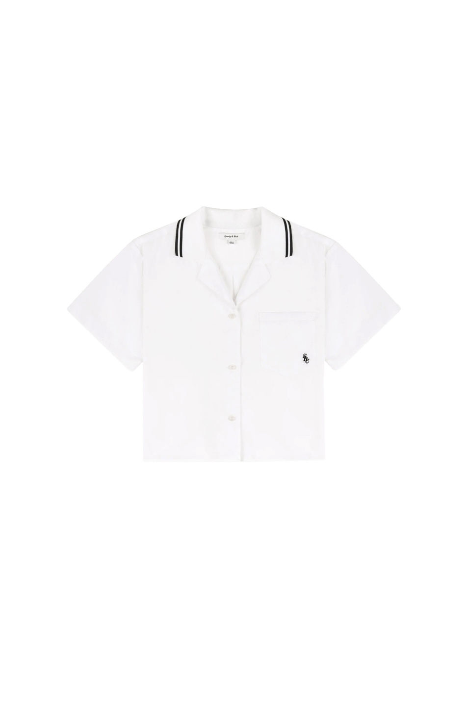 Женский Sporty & Rich Рубашка укороченная (цвет ), артикул SI023602302WH01 | Фото 1