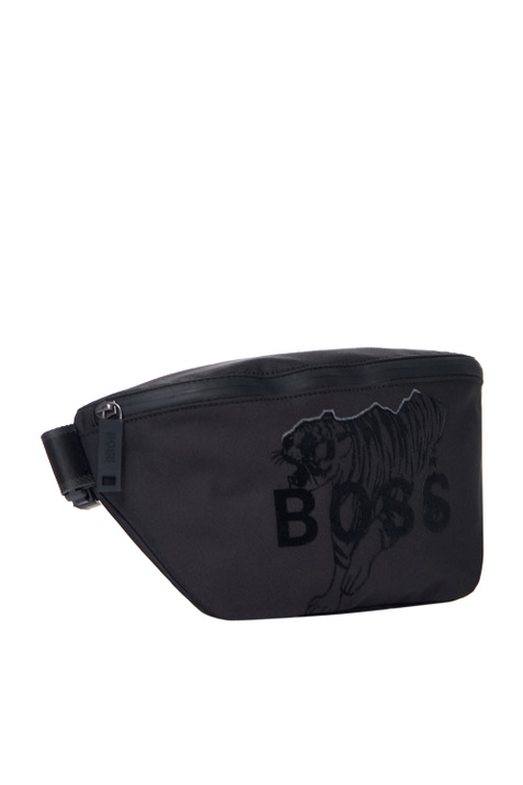 BOSS Поясная сумка с бархатистым логотипом ( цвет), артикул 50466621 | Фото 2