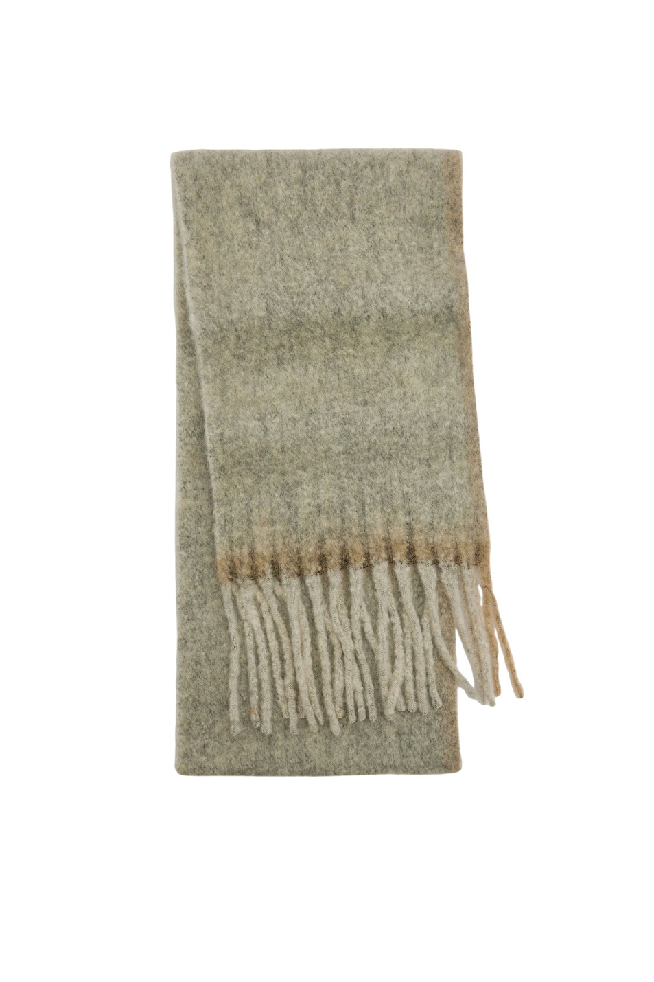 Шарф с бахромой|Основной цвет:Серый Женский Parfois Шарф с бахромой (цвет ), артикул 241405 | Фото 1