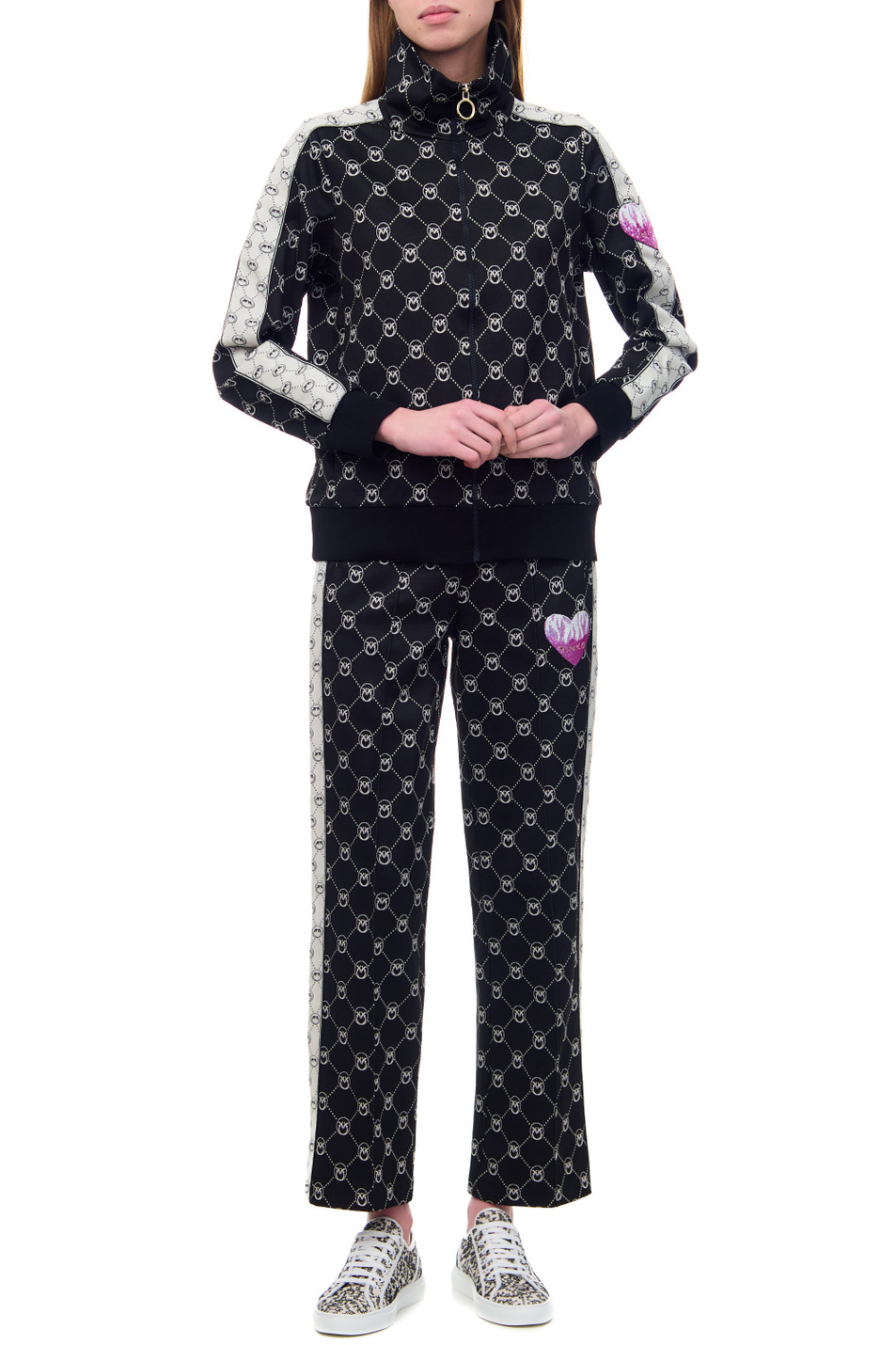 Женский Pinko Толстовка с логотипированным принтом (цвет ), артикул 101018A0U0 | Фото 3