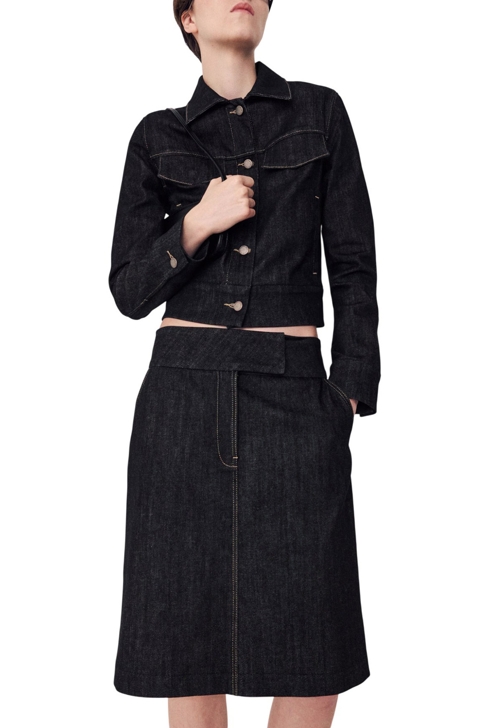 Женский Mango Юбка джинсовая JOLIE (цвет ), артикул 27053319 | Фото 3