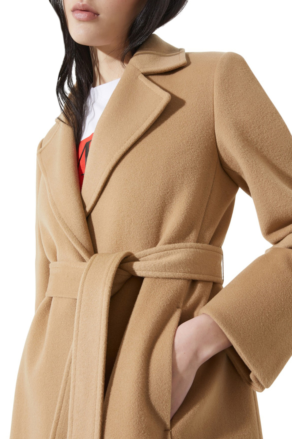 Женский MAX&Co. Пальто LONGRUN из натуральной шерсти (цвет ), артикул 2528016034 | Фото 5