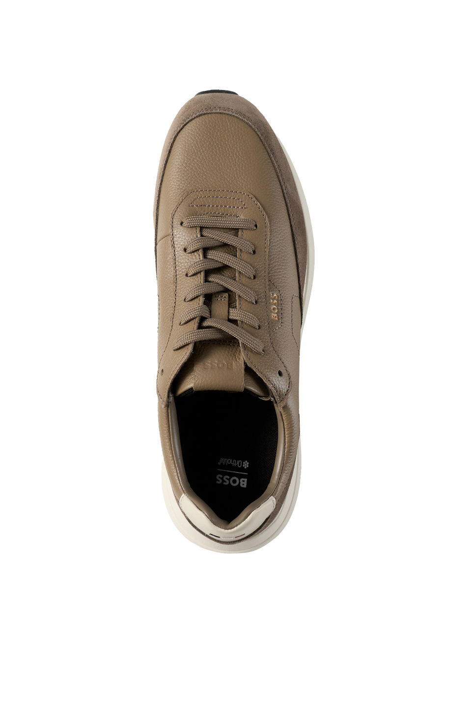 Мужской BOSS Кроссовки из натуральной кожи (цвет ), артикул 50552859 | Фото 4