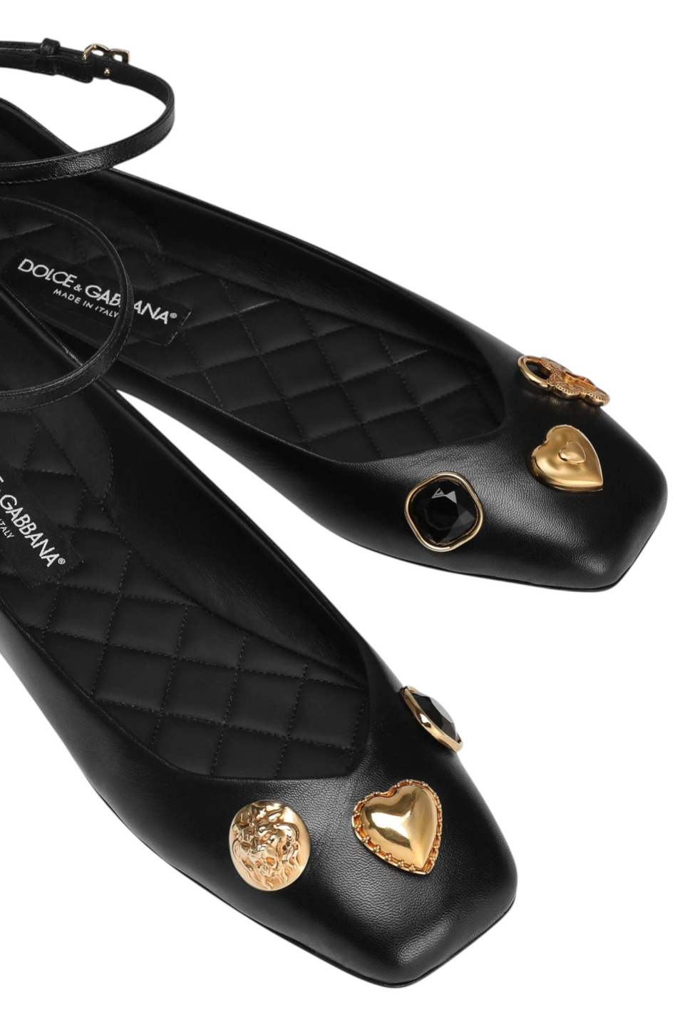 Женский Dolce & Gabbana Балетки из натуральной кожи (цвет ), артикул CB0269-AO033 | Фото 4