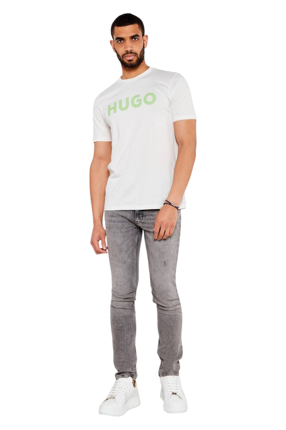Мужской HUGO Футболка Dulivio из хлопка с логотипом (цвет ), артикул 50467556 | Фото 3