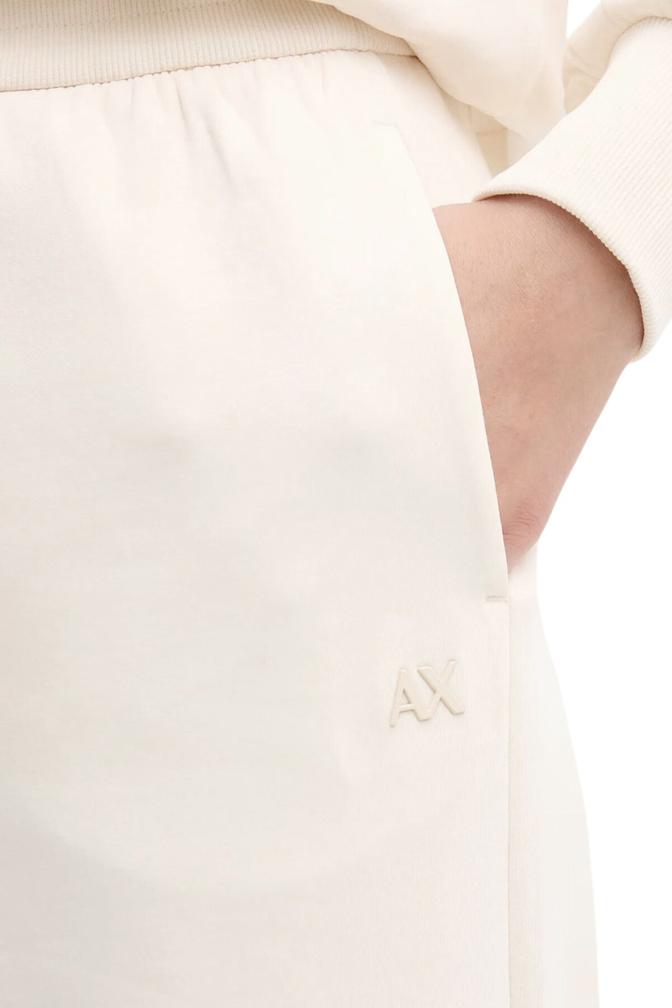 Женский Armani Exchange Брюки из смесового хлопка с логотипом (цвет ), артикул XW001830-AF10818 | Фото 6
