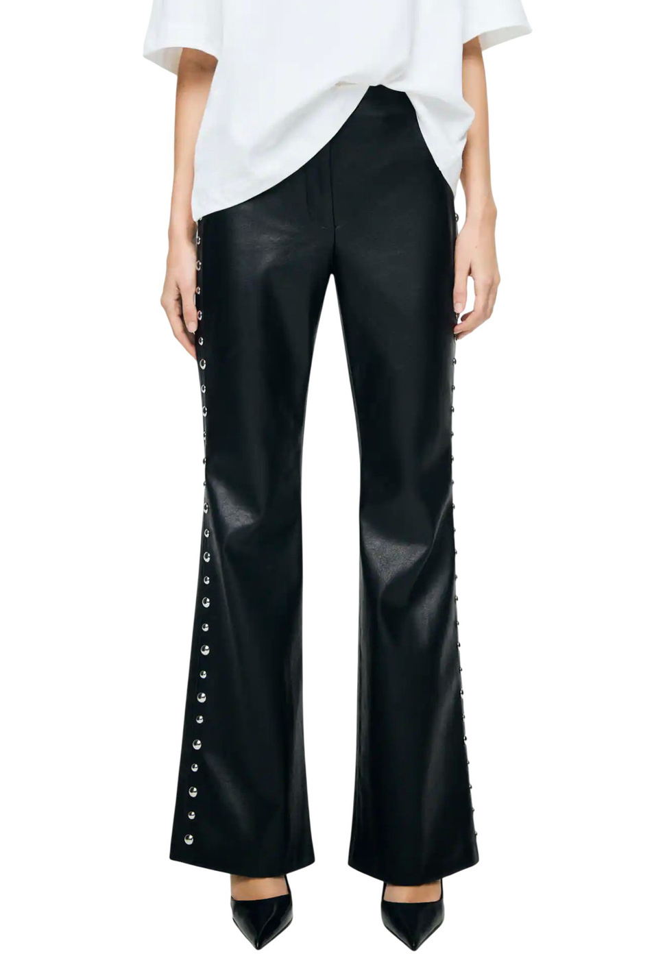 Женский Mango Брюки ARES из искусственной кожи (цвет ), артикул 17089109 | Фото 3